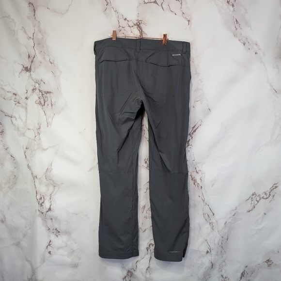 Columbia Pants Womens 16 R Roll Up Convertible Gray Nylon Hiking Camping Commute - Picture 5 of 13